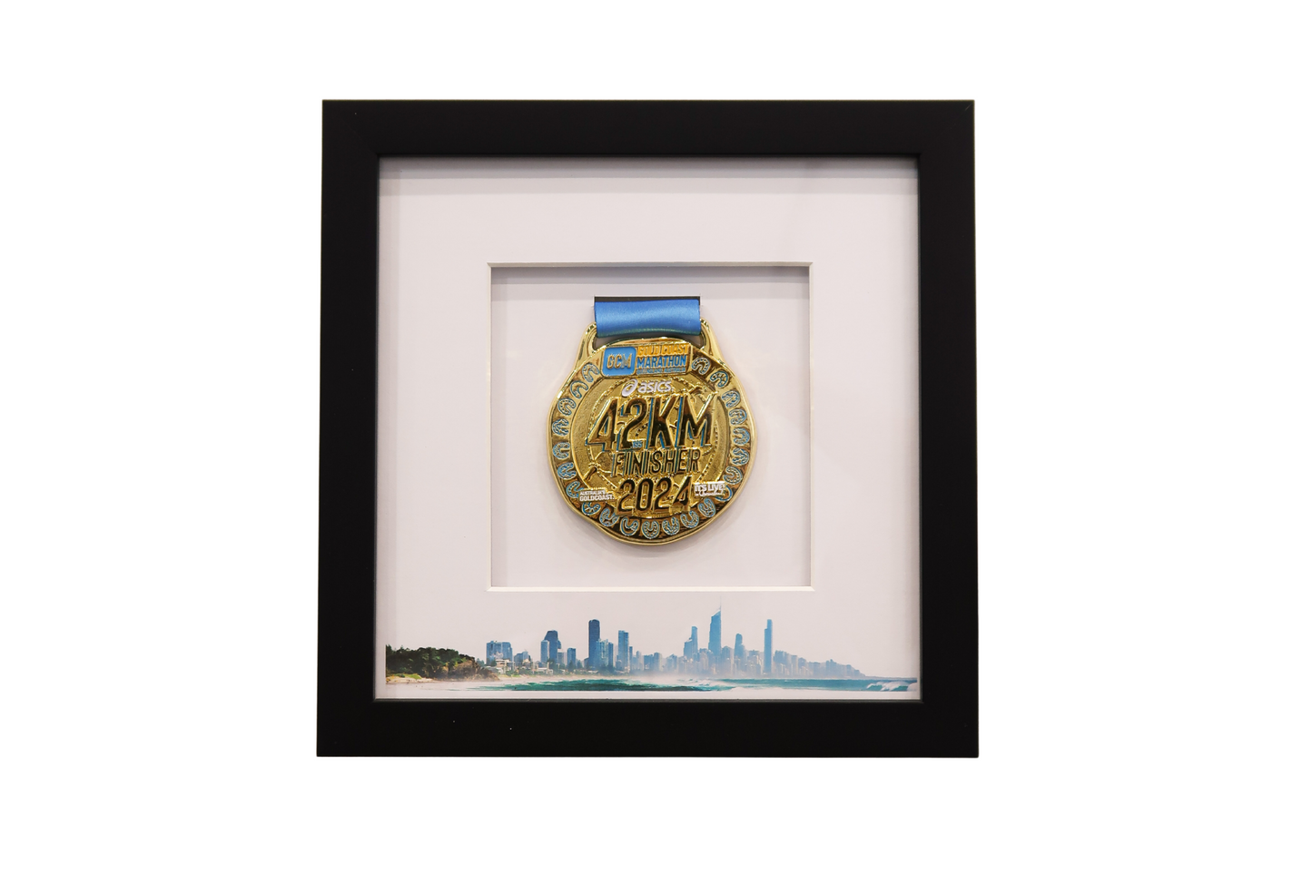 Gold Coast Marathon Medal Display Frame