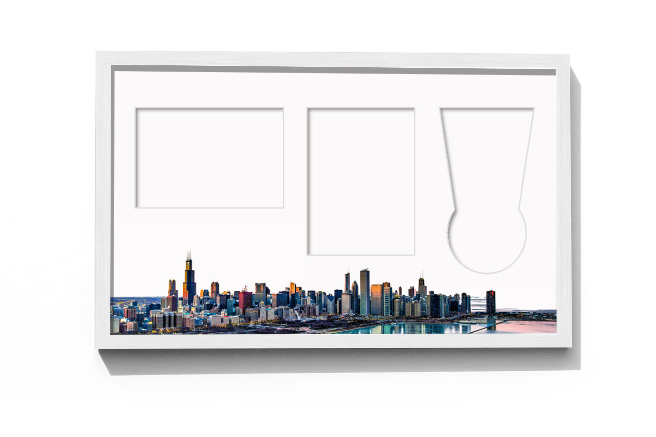 Chicago Marathon, Medal, Map & Bib Display Frame