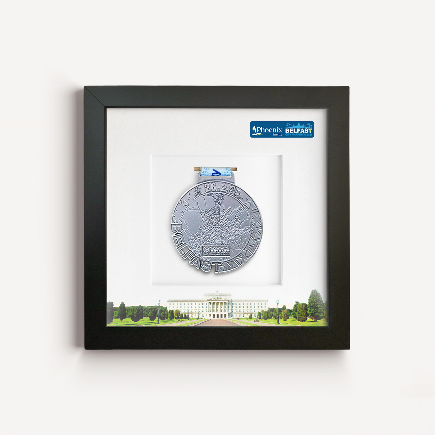 Official Belfast City Marathon Medal Display Frame | Marathon Display Frames