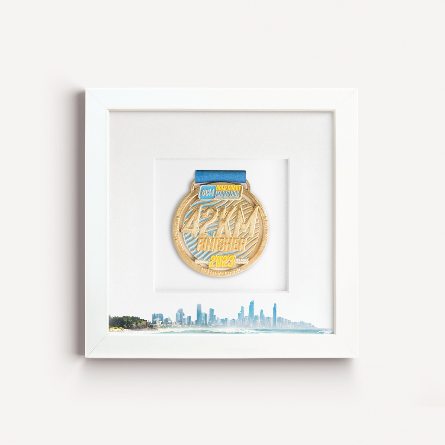 Gold Coast Marathon Medal Display Frame | Premium Medal Frames
