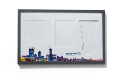 Perth Running Festival Marathon Medal Display Frame