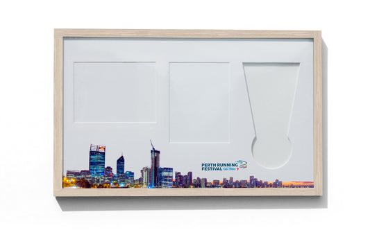 Perth Running Festival Marathon Medal Display Frame