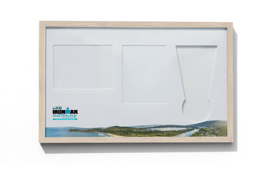 UKG IRONMAN Australia Port Macquarie Medal Display Frame