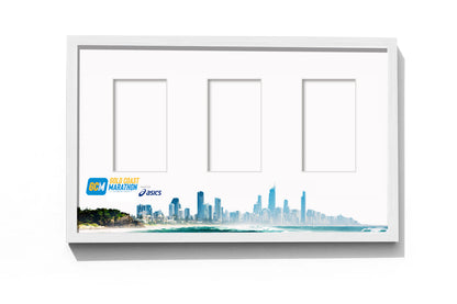 Official Gold Coast Double 63.3km Marathon Medal Display Frame